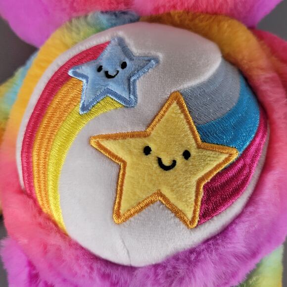 Care Bears Dare to Care Bear 14" Plush 2023 Basic Fun Rainbow Stars Plushy - Picture 11 of 14
